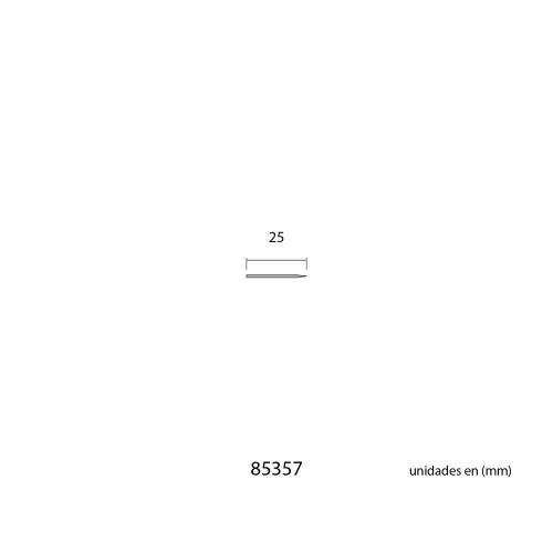 Punta Aguja Acero Largo 2.5 cm Pack 100 EDM