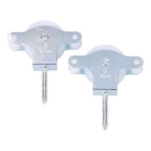 Polea Nylon 40 mm Tirafondo Pack 2 EDM
