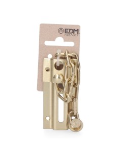 Cadena Seguridad Hierro Latonado Latón EDM