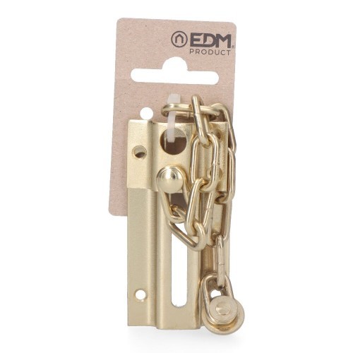 Cadena Seguridad Hierro Latonado Latón EDM Cadena Seguridad Hierro Latonado Latón EDM