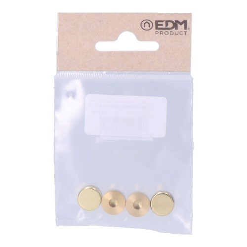 Embellecedor Roscado Latón Pulido Ø 14 mm Pack 4 EDM