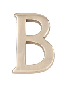 Letra Latón 10 cm Fijación Invisible Latón Pulido EDM