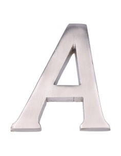 Letra Níquel Mate 10 cm Fijación Invisible EDM