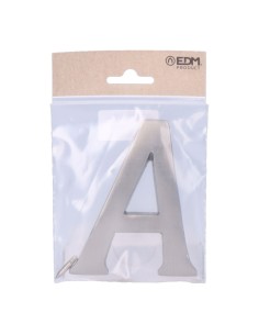 Letra Níquel Mate 10 cm Fijación Invisible EDM 2