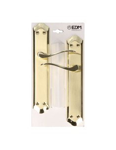 Juego Manillas Acero Aluminio Placa 256 x 47 mm Bioro EDM