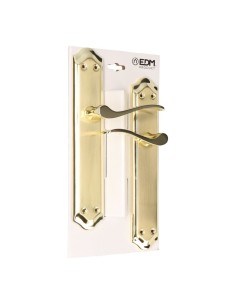 Juego Manillas Acero Aluminio Placa 256 x 47 mm Bioro EDM 2