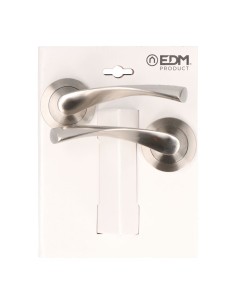 Juego Roseta Aluminio Ø 50 mm Níquel Satinado EDM