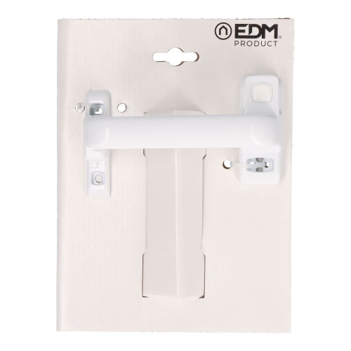 Cierre Presion Aluminio Placa 25 x 70 mm Blanco Mano Derecha EDM