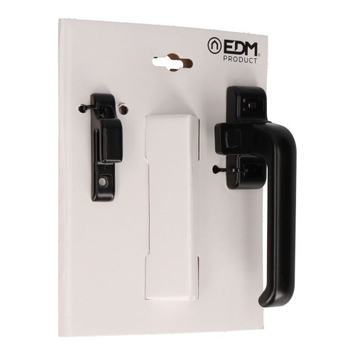 Cierre Presion Aluminio Placa 25 x 70 mm Negro Mano Derecha EDM