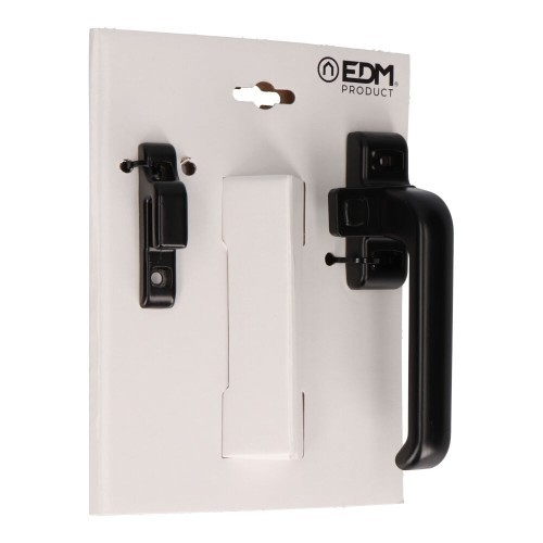 Cierre Presion Aluminio Placa 25 x 70 mm Negro Mano Derecha EDM