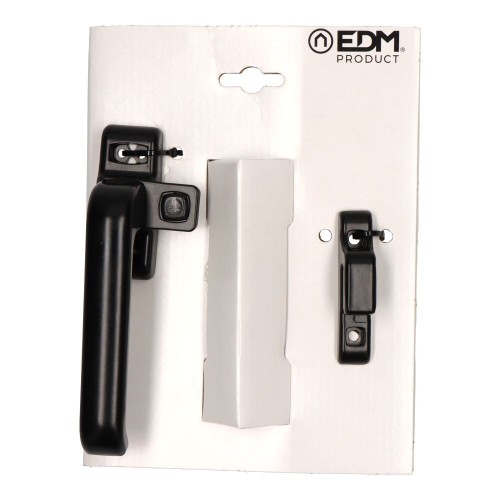 Cierre Presión Aluminio Placa 25 x 70 mm Mano Izquierda Negro EDM