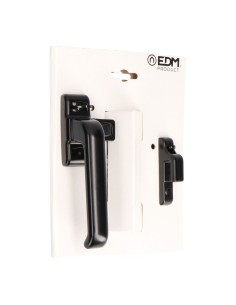 Cierre Presión Aluminio Placa 25 x 70 mm Mano Izquierda Negro EDM 2