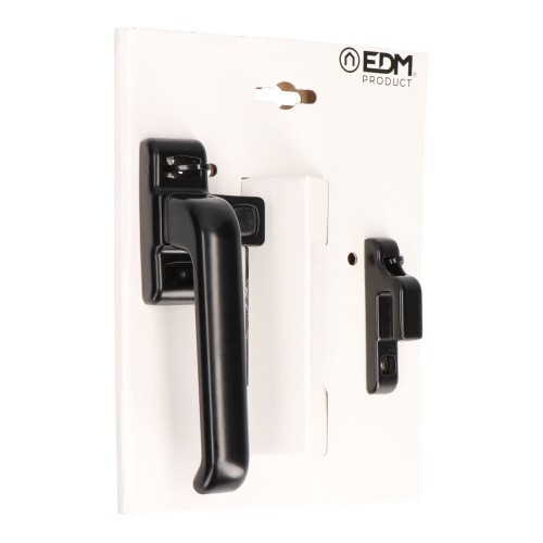 Cierre Presión Aluminio Placa 25 x 70 mm Mano Izquierda Negro EDM