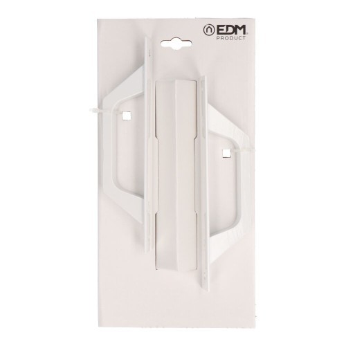Asa Recta Placa Aluminio 200 x 25 mm Tornillos 174.5 mm Blanco EDM