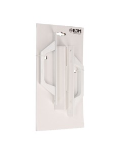 Asa Recta Placa Aluminio 200 x 25 mm Tornillos 174.5 mm Blanco EDM 2