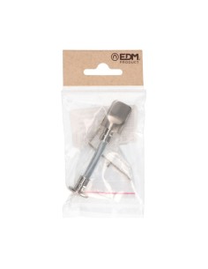 Muletilla Manilla Zamak 78 x 6 mm Níquel Satinado EDM 2
