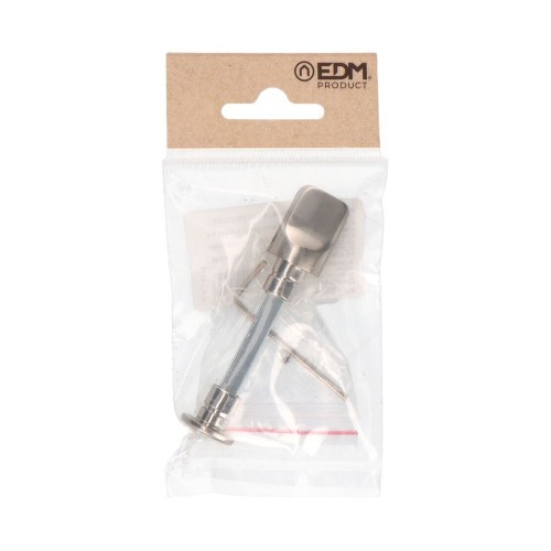 Muletilla Manilla Zamak 78 x 6 mm Níquel Satinado EDM