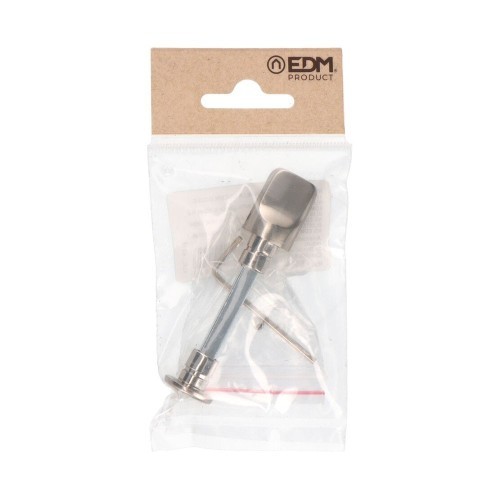 Muletilla Manilla Zamak 78 x 6 mm Níquel Satinado EDM