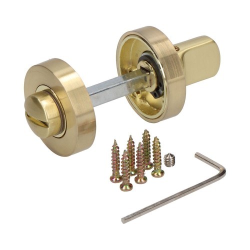 Muletilla Roseta Aluminio 35 mm Latón Satinado EDM