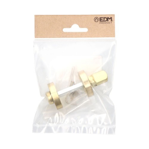 Muletilla Roseta Aluminio 35 mm Latón Satinado EDM