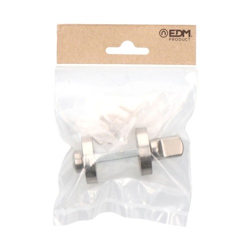 Muletilla Roseta Aluminio Ø 35 mm Níquel Satinado EDM Muletilla Roseta Aluminio Ø 35 mm Níquel Satinado EDM