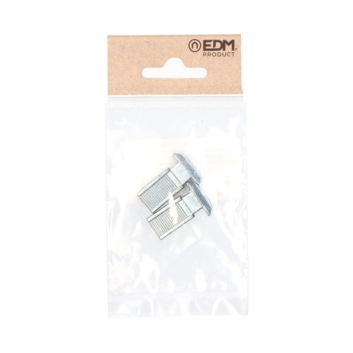 Cerradero Lengüeta Zamak 30 x 20 mm Zincado 2 Ud EDM