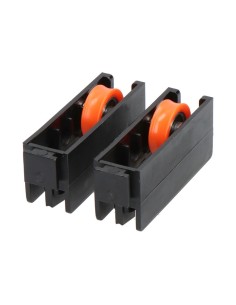 Rodamiento Nylon 64 x 25 mm Triple Regulación Negro EDM
