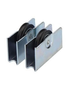 Rodamiento Acero 45 x 25 mm Rueda 20 mm 2 Ud EDM