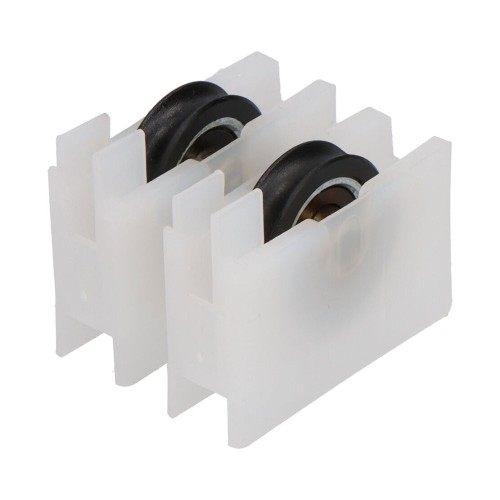 Rodamiento Nylon 40 x 33.5 mm Rueda 20 mm Blanco 2 Ud EDM