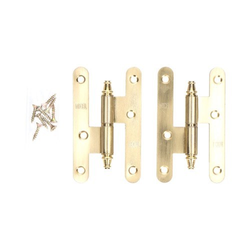 Pernio Acero Remate Canto Redondo Izquierda 100 x 58 mm EDM