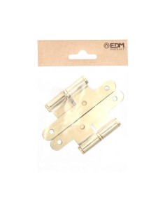 Pernio Acero 100 x 58 mm Espesor 2 mm Mano Derecha EDM 2