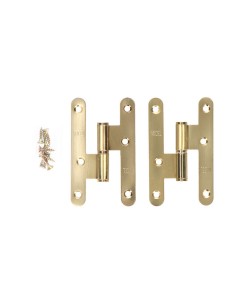 Pernio Acero Sin Remate Canto Redondo 100 x 58 mm Izquierda EDM