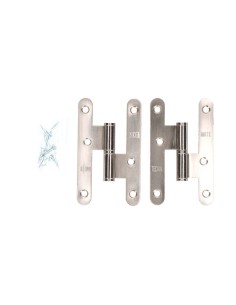 Pernio Acero Sin Remate Mano Derecha 100 x 58 mm Níquel Satinado EDM