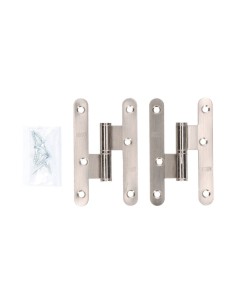 Pernio Acero 100 x 58 mm Izquierda Níquel Satinado EDM