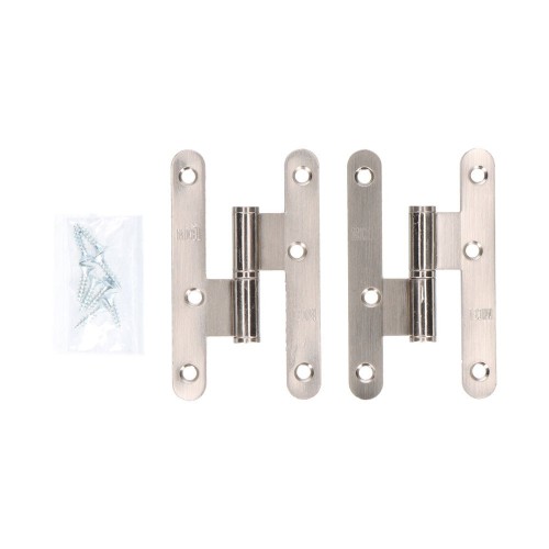 Pernio Acero 100 x 58 mm Izquierda Níquel Satinado EDM