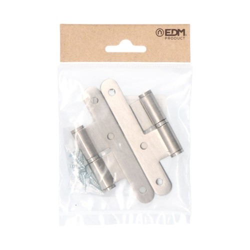 Pernio Acero Inoxidable 100 x 58 mm Mano Derecha EDM Pernio Acero Inoxidable 100 x 58 mm Mano Derecha EDM