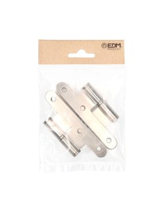 Pernio Acero Inoxidable 100 x 58 mm Mano Izquierda Inox EDM 2