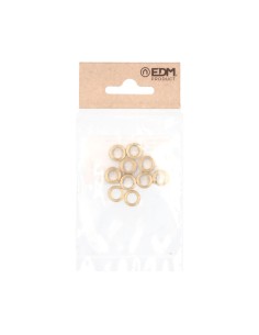 Ovalillo Pernio Acero Interior Ø 7 mm Exterior Ø 10.5 mm 10 Ud EDM 2