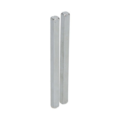 Cuadradillo Acero 6 x 90 mm Zincado Blíster EDM