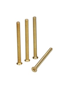 Tornillo Cilindro Acero M 5 x 65 mm Latonado EDM