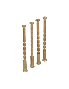 Tornillo Pasante Multicorte M 4 x 75 mm Antirrobo Latonado EDM