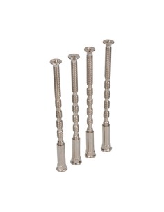 Tornillo Pasante Multicorte M 4 x 75 mm Níquel Satinado EDM