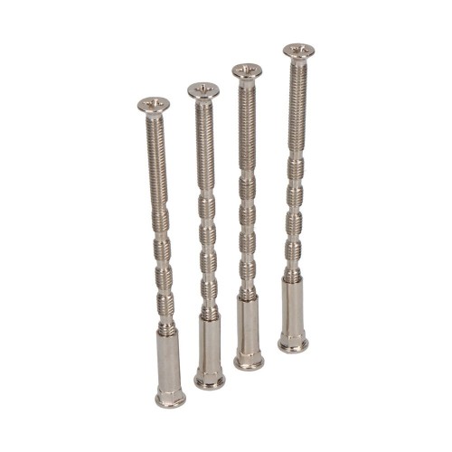 Tornillo Pasante Multicorte M 4 x 75 mm Níquel Satinado EDM