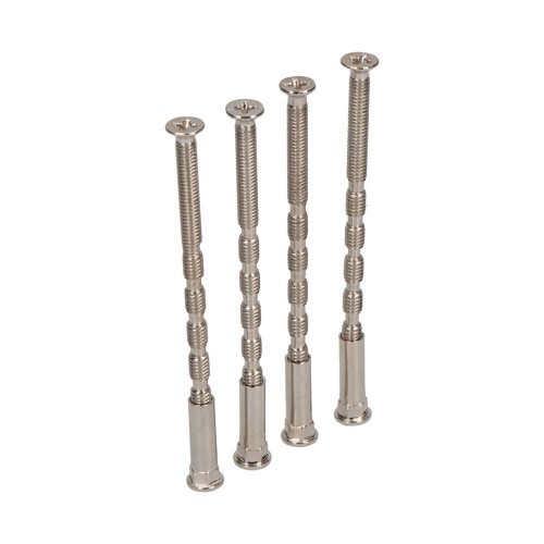 Tornillo Pasante Multicorte M 4 x 75 mm Níquel Satinado EDM Tornillo Pasante Multicorte M 4 x 75 mm Níquel Satinado EDM