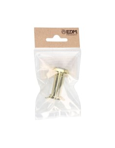 Mirilla Puerta Zamak Interior Ø 14 mm Ángulo 180° 35-60 mm EDM 2