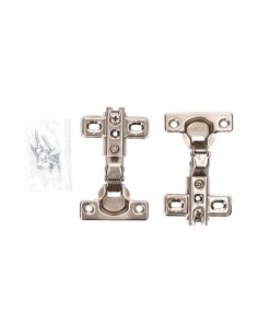 Bisagra Cazoleta Acodada Acero 26 mm Zincado Blíster Tornillos EDM