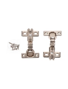 Bisagra Cazoleta Super Acodada Acero 26 mm Zincado Tornillos EDM