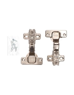 Bisagra Cazoleta Acodada Acero Ø 35 mm Zincado Tornillos EDM