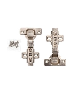 Bisagra Cazoleta Latón Ø 35 mm Clip Acodada Zincado EDM