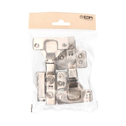 Bisagra Cazoleta Acero Ø 35 mm SoftClose Zincado EDM